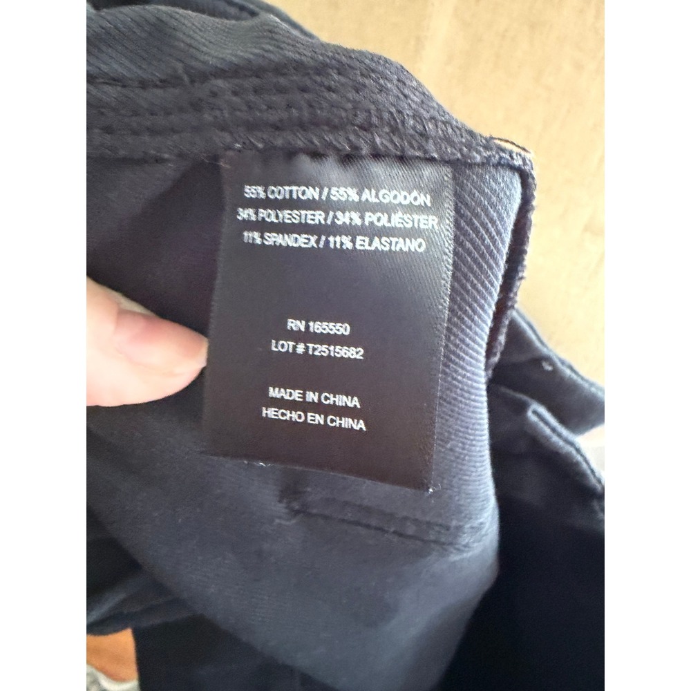 32 Degrees Cool Womens Black Utility Patch Pocket Tapered Pants Size Large - Picture 7 of 7